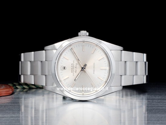 Rolex Air-King 34 Argento Oyster Silver Lining   Watch  14000